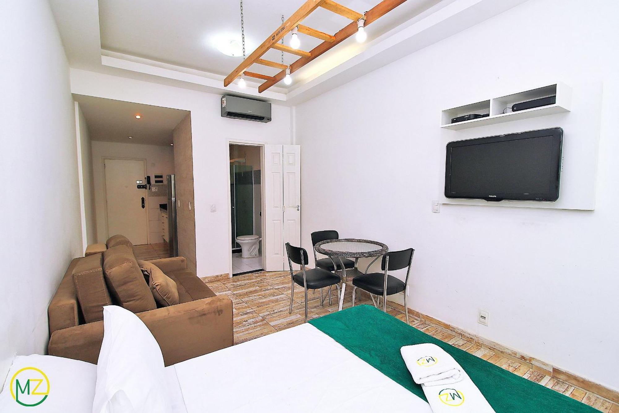 Studio Para 4 Pessoas Com Vista Mar Em Copacabana Río de Janeiro Exterior foto