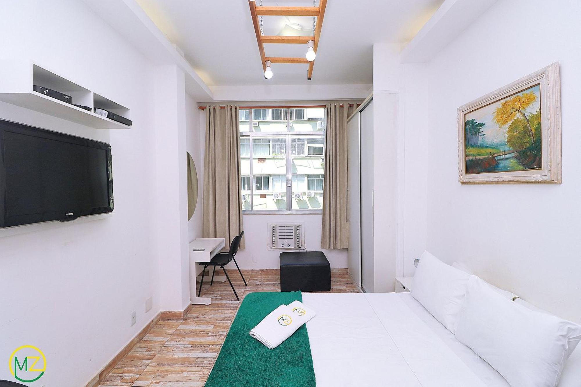 Studio Para 4 Pessoas Com Vista Mar Em Copacabana Río de Janeiro Exterior foto