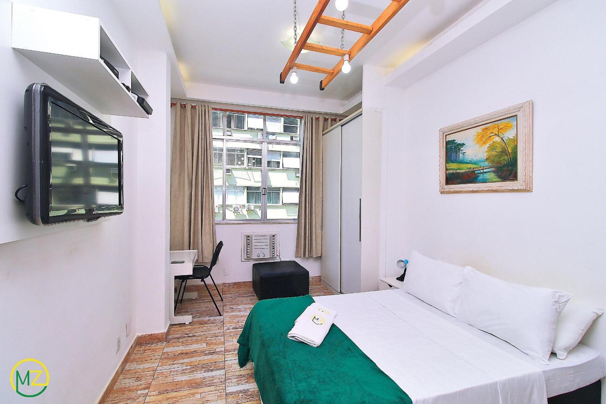 Studio Para 4 Pessoas Com Vista Mar Em Copacabana Río de Janeiro Exterior foto