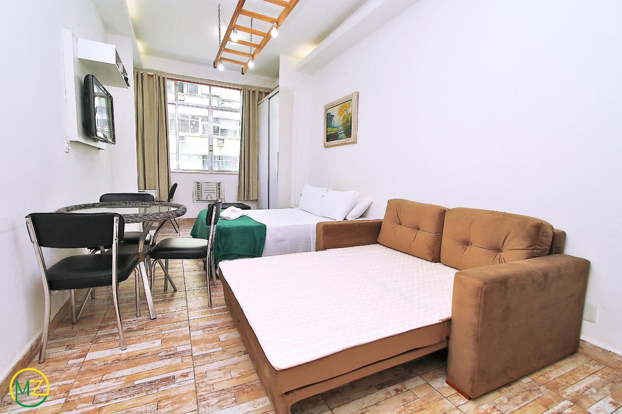 Studio Para 4 Pessoas Com Vista Mar Em Copacabana Río de Janeiro Exterior foto